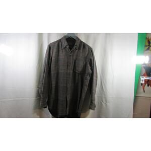 Men’s Pendleton Collar Shirt 100% Wool Button Down Shirt Size Medium